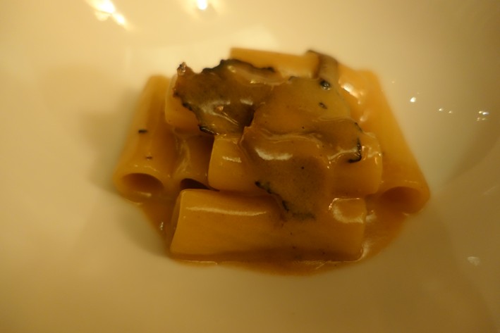 pasta with foie gras