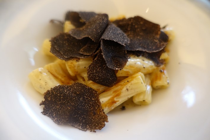 rigatoni with truffle