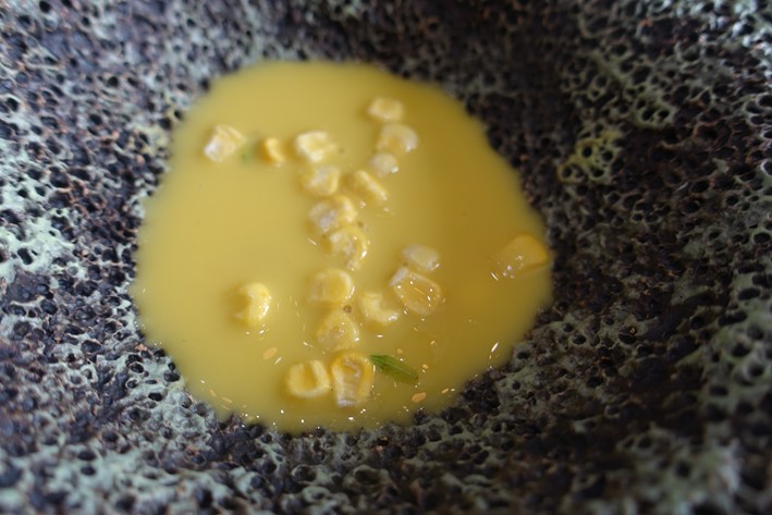 squid and corn soup