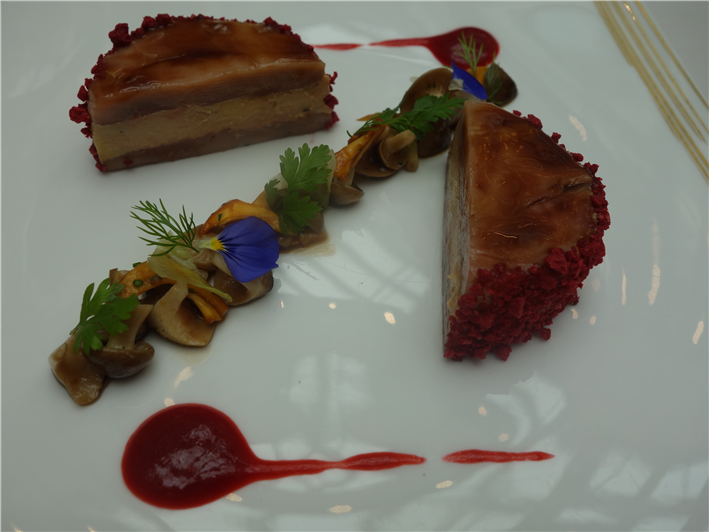 foie gras and quail