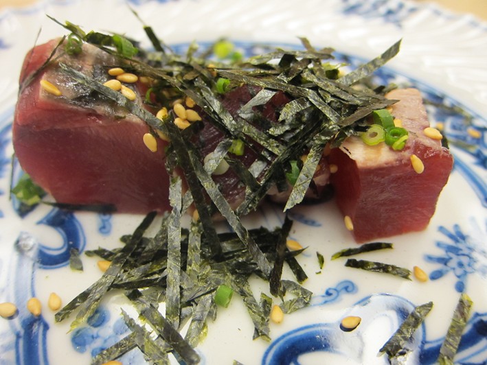 bonito sashimi