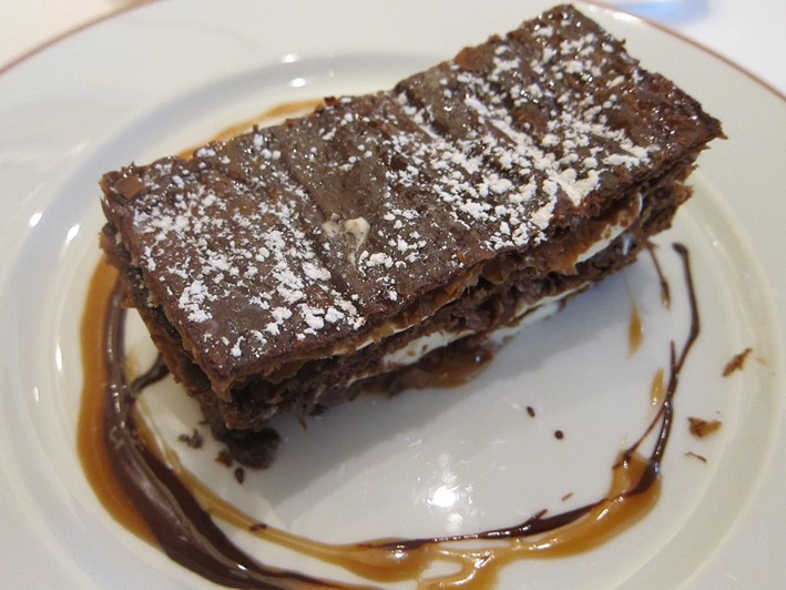 chocolate millefeuille