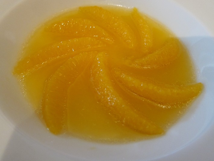 orange with aragan oil