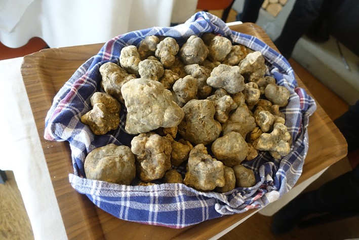 white truffle basket