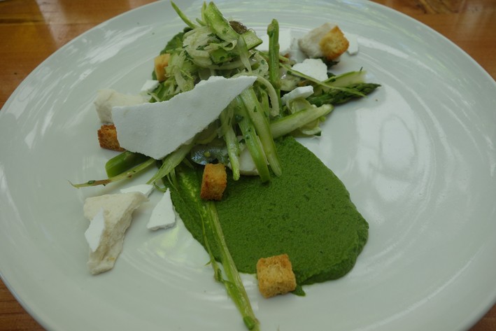 fennel and asparagus salad