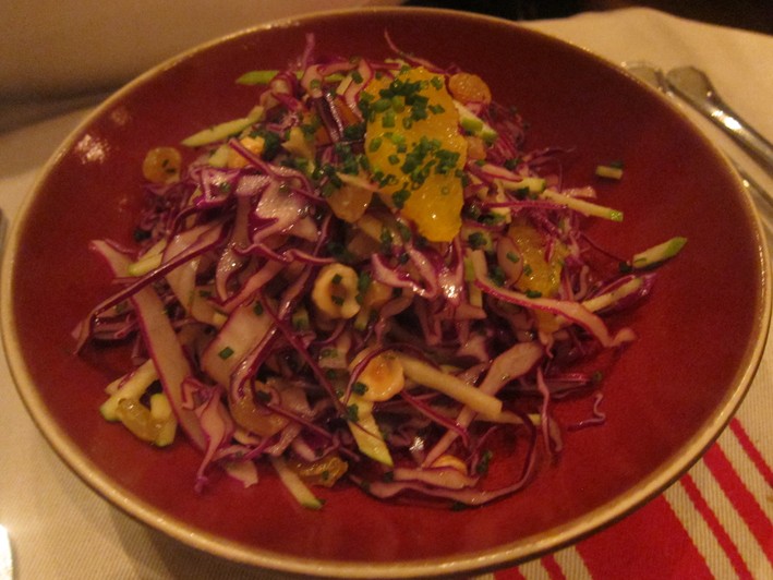 salad of red cabbage