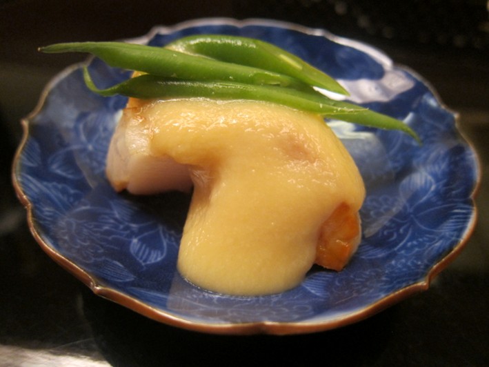scallop in miso sauce