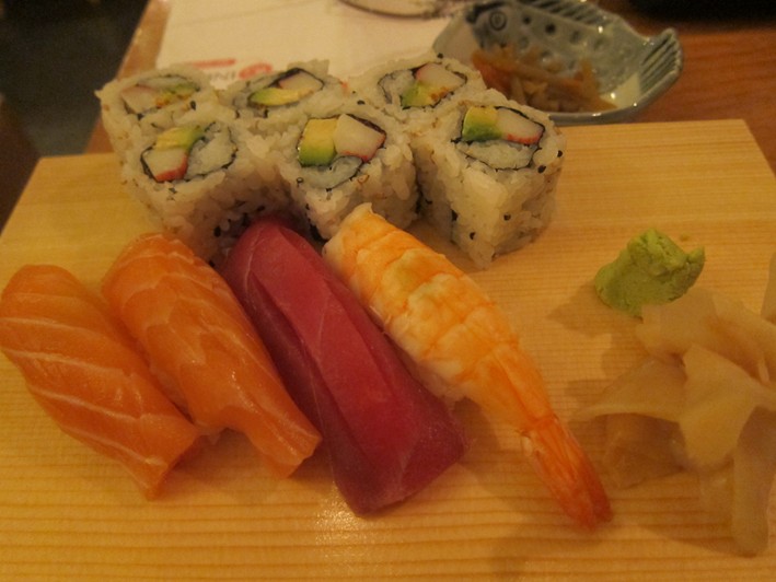 sushi assortment