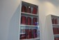 Michelin guides in cabinet