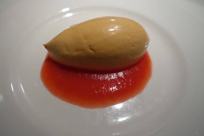 red pepper mousse