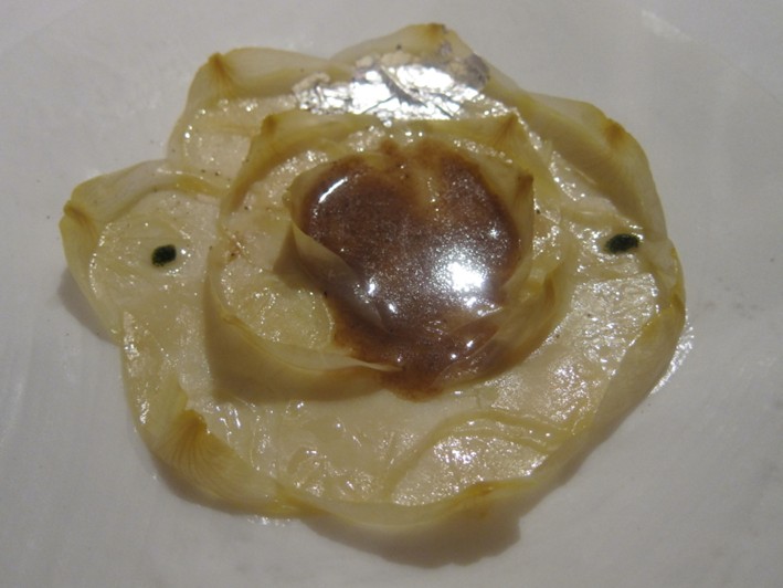 truffle and parmesan macaroon