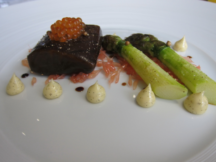 salmon and liquorice