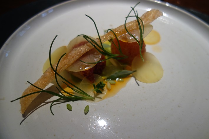 lobster and golden beets