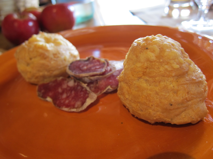saucisson and goujere