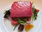 salmon with beetroot