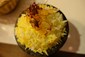 pulao with chicken underneath