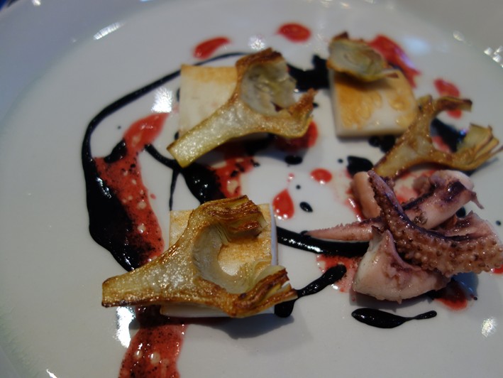 cuttlefish and artichokes