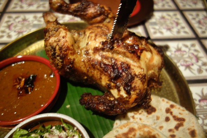 Ceylonese spit chicken