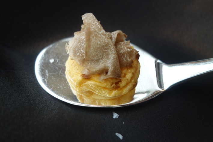 fritatta with truffle