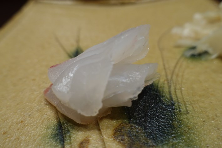 snapper sashimi