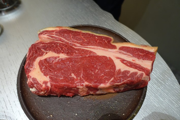 Galician beef presented