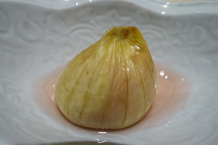 cooked white fig