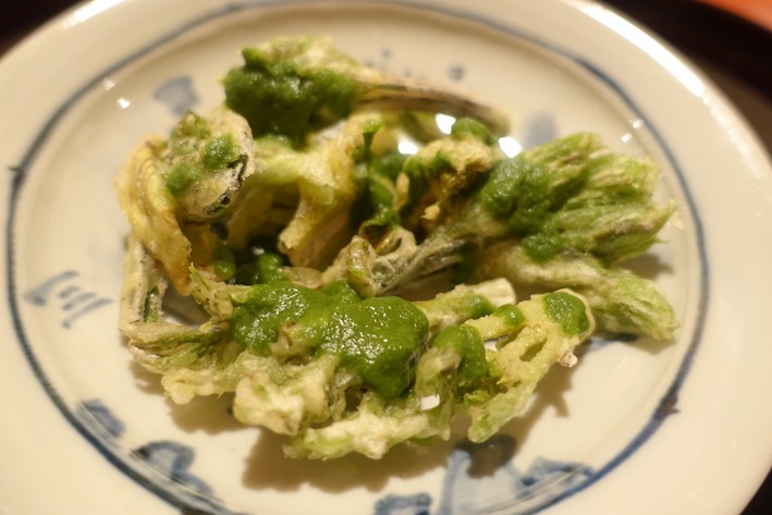 mountain vegetable tempura
