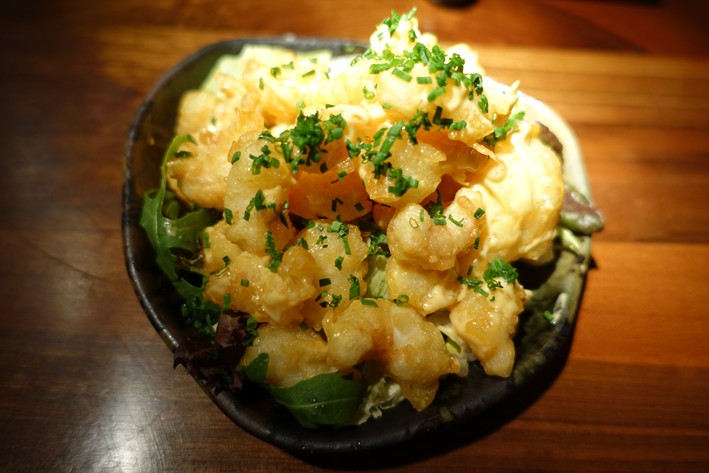 wild prawn tempura