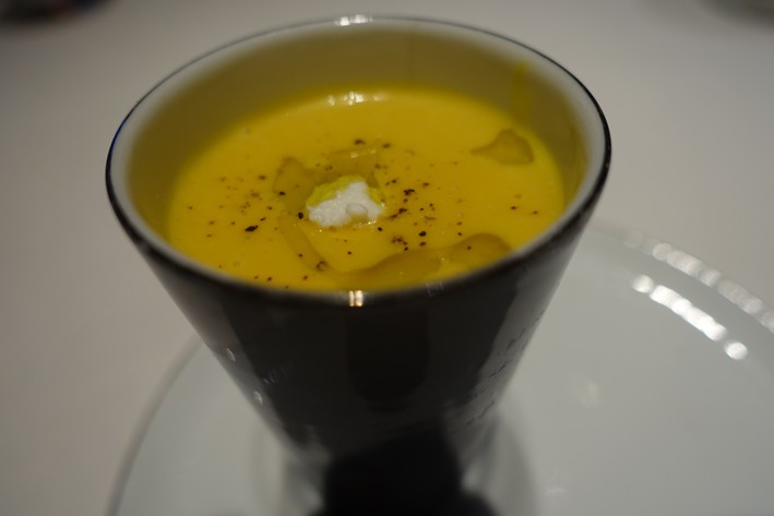 cold pumpkin soup