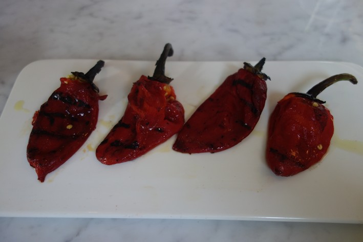 blistered peppers