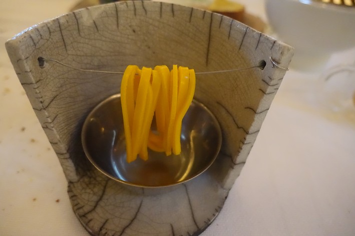 pasta displayed