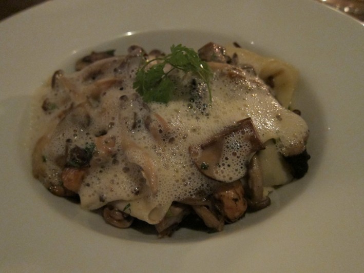 papardelle with wild mushrooms