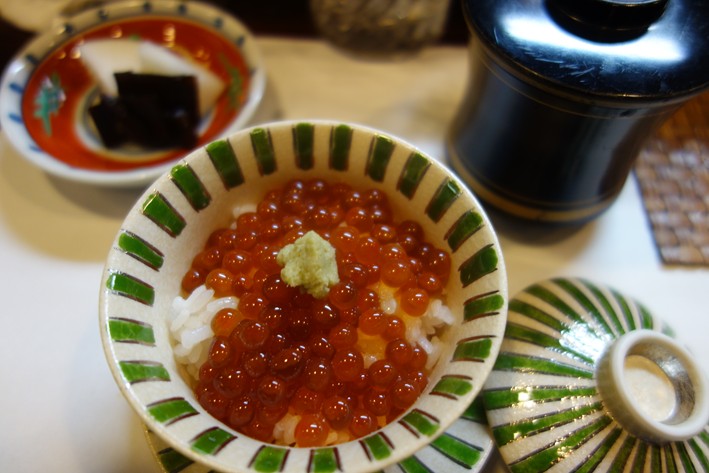 rice with salmon roe