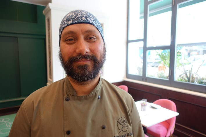 head chef Manmeet Singh Bali