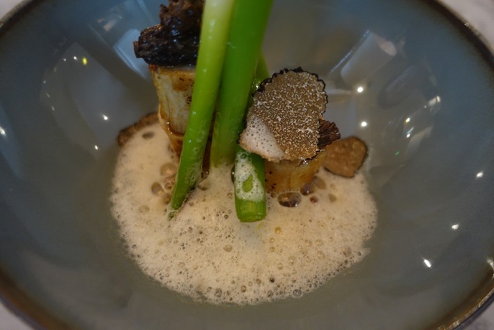 chicken asparagus and truffles