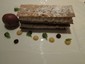 millefeuille of blackberries and pear