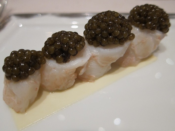langoustine with caviar
