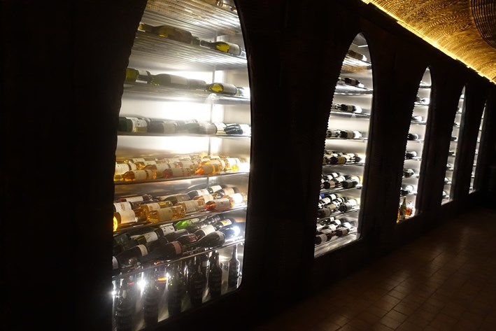 corridor of wine