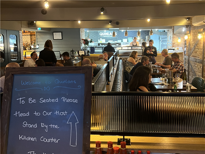 review of seafood restaurant Quinlan's Seafood in Cork by Andy Hayler ...