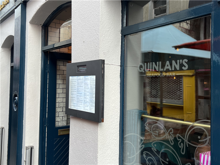 review of seafood restaurant Quinlan's Seafood in Cork by Andy Hayler ...