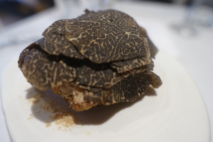 artichoke with truffles
