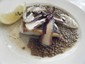 sea bass and lentils