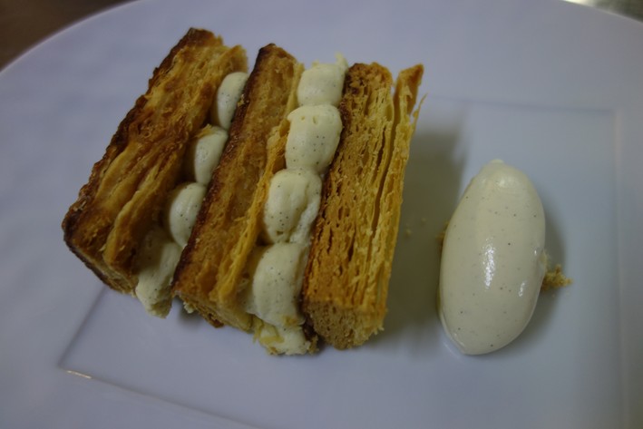 millefeuille served