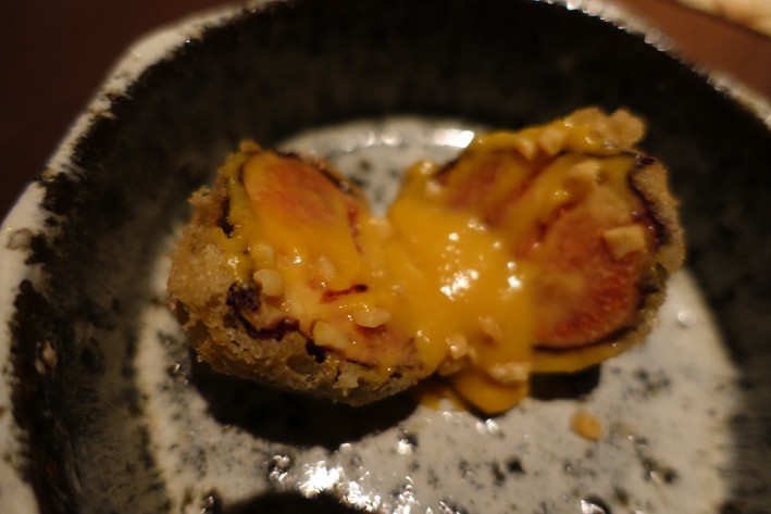 tempura fig cut open