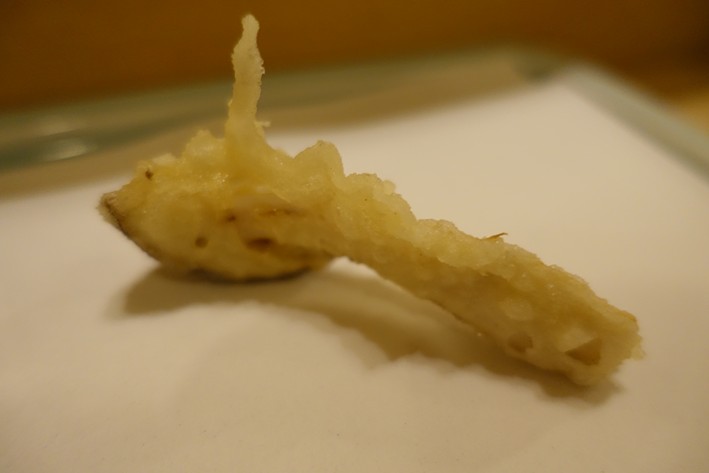 matsutake mushroom tempura