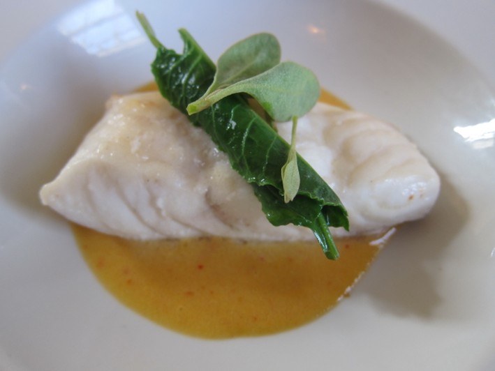 turbot with sauce of roe