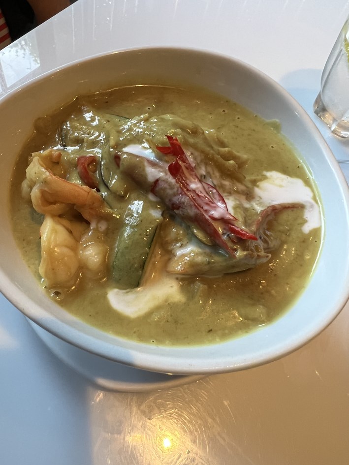 green prawn curry