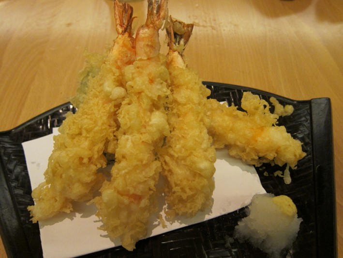 tempura prawns