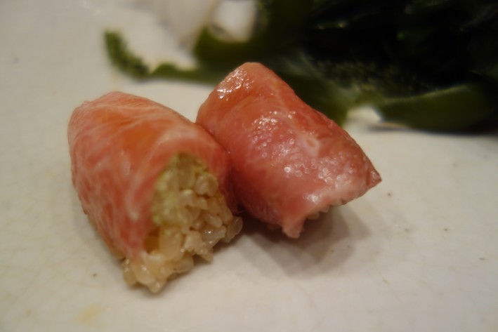 chu toro tuna sushi