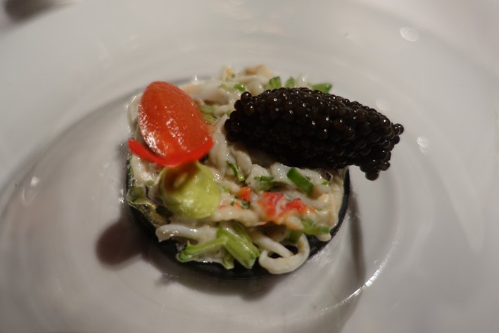 crab and caviar